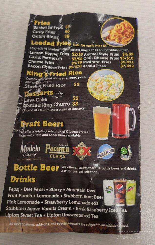 King of Wings - Lawndale, CA menu_pic