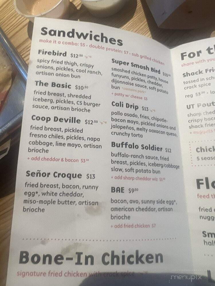 The Crack Shack - St. George, UT menu_pic