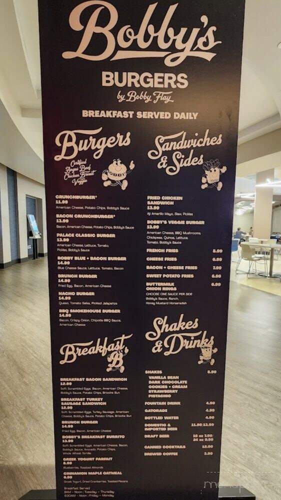 Bobby's Burgers - Atlantic City, NJ menu_pic