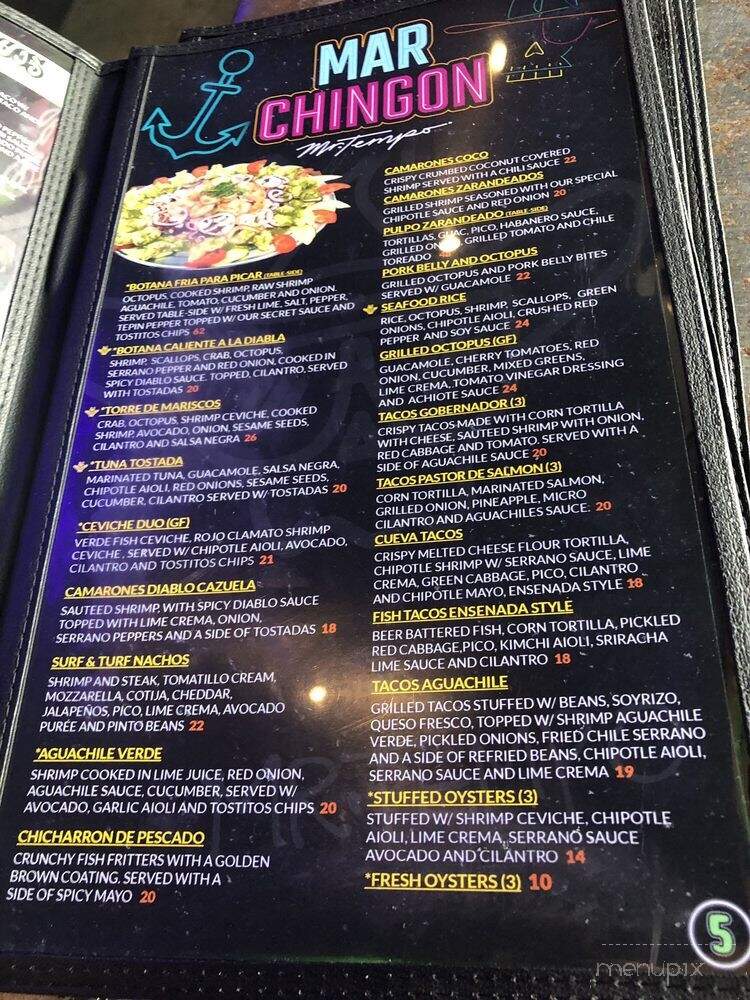 Mr Tempo - Whittier, CA menu_pic