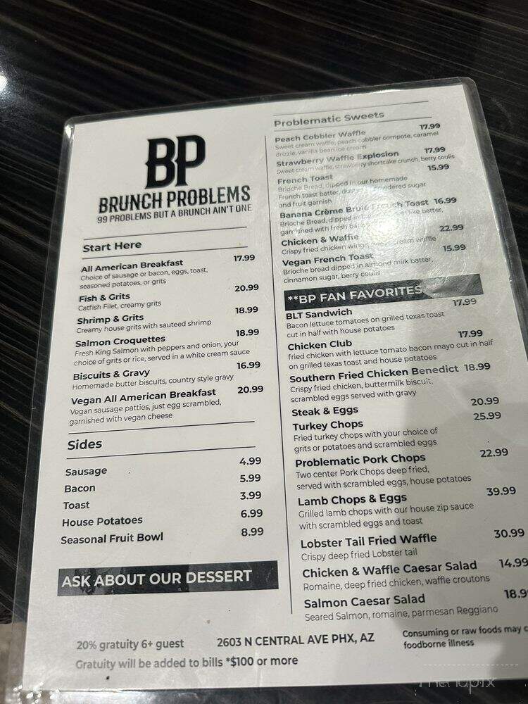 Brunch Problems - Phoenix, AZ