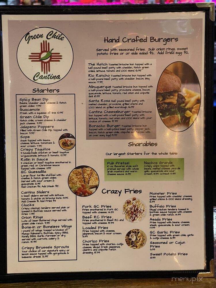 Green Chile Cantina - Mission Viejo, CA menu_pic