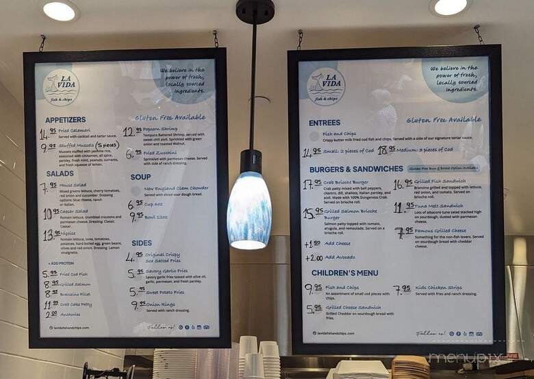 La Vida Fish & Chips - Emeryville, CA menu_pic