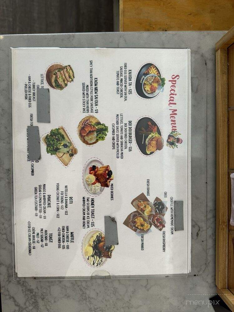 Dek Doi Cafe - Oakland, CA menu_pic