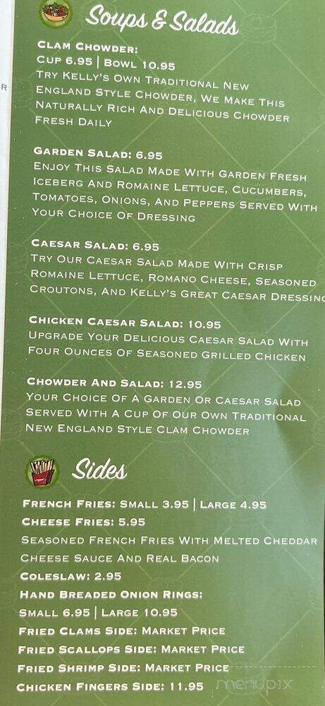 Kelly's Roast Beef - Naples, FL menu_pic