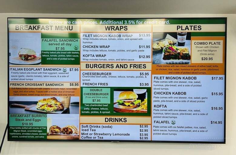 Risen Bakery and Grill - Upland, CA menu_pic