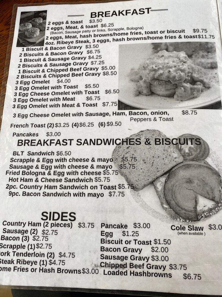 RT 50 Biscuits & Burgers - Augusta, WV menu_pic