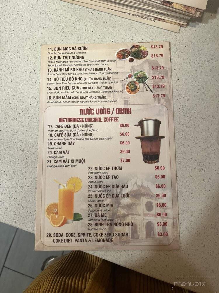 Moc Quan - Sacramento, CA menu_pic