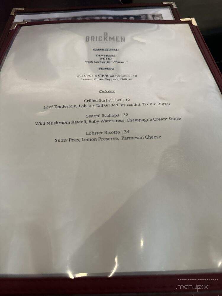 Brickmen Kitchen + Bar - Kingston, NY menu_pic