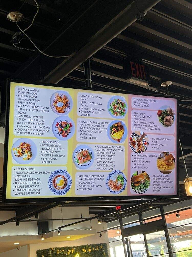 Lemon Tree Cafe - Rancho Cucamonga, CA menu_pic