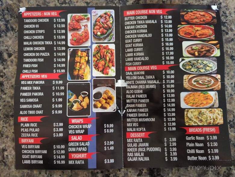 Indian Oven Cuisine & Bar - Bullhead City, AZ menu_pic