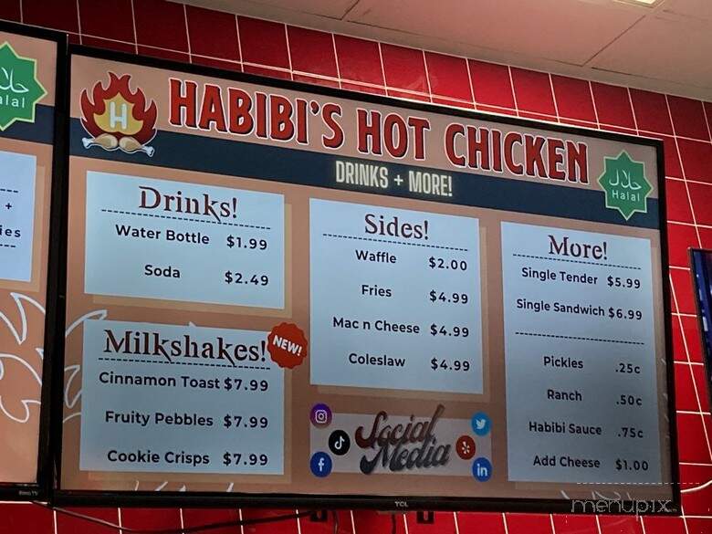 Habibi's Hot Chicken - Baldwin Park, CA menu_pic