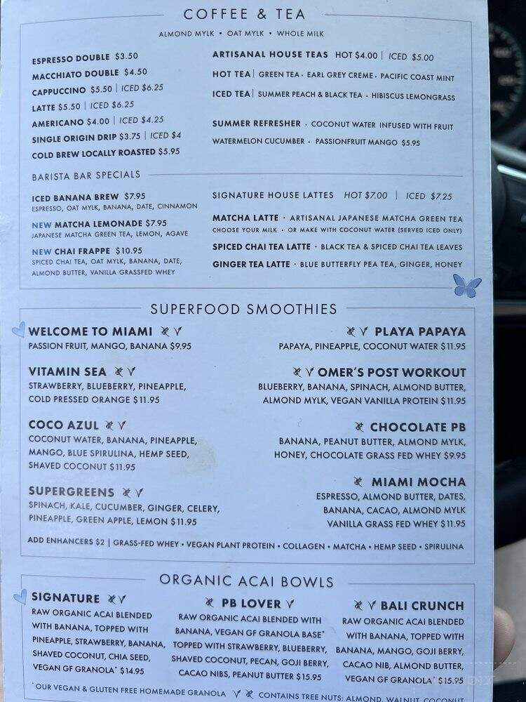 Pura Vida - Boca Raton, FL menu_pic