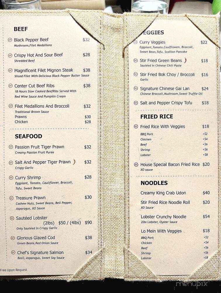 Tang By Mr. Sun - New York, NY menu_pic