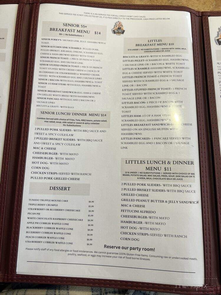 BBQ Junkies Bar & Grill - Lacey, WA menu_pic