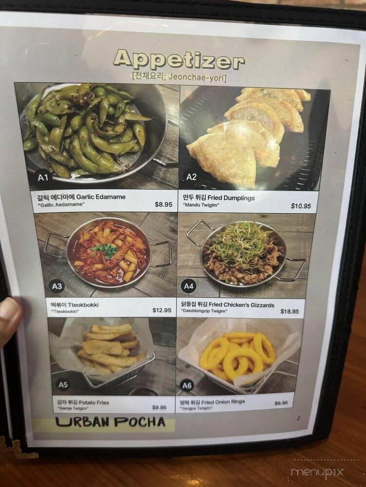 Urban Pocha - Pasadena, CA menu_pic