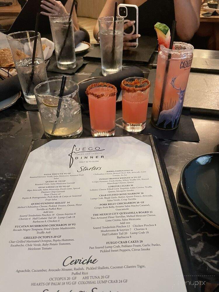 Fuego Comida & Tequila Bar - Bradenton, FL menu_pic