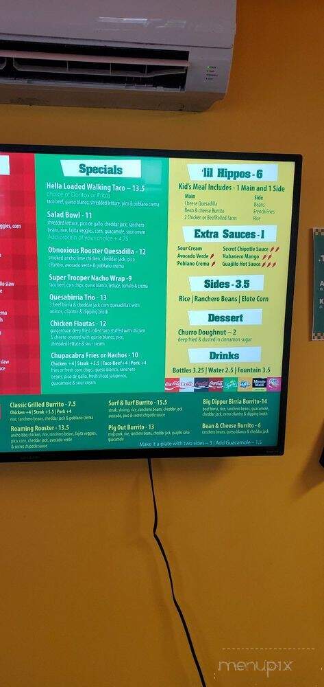 Tacopotamus - Munising, MI menu_pic
