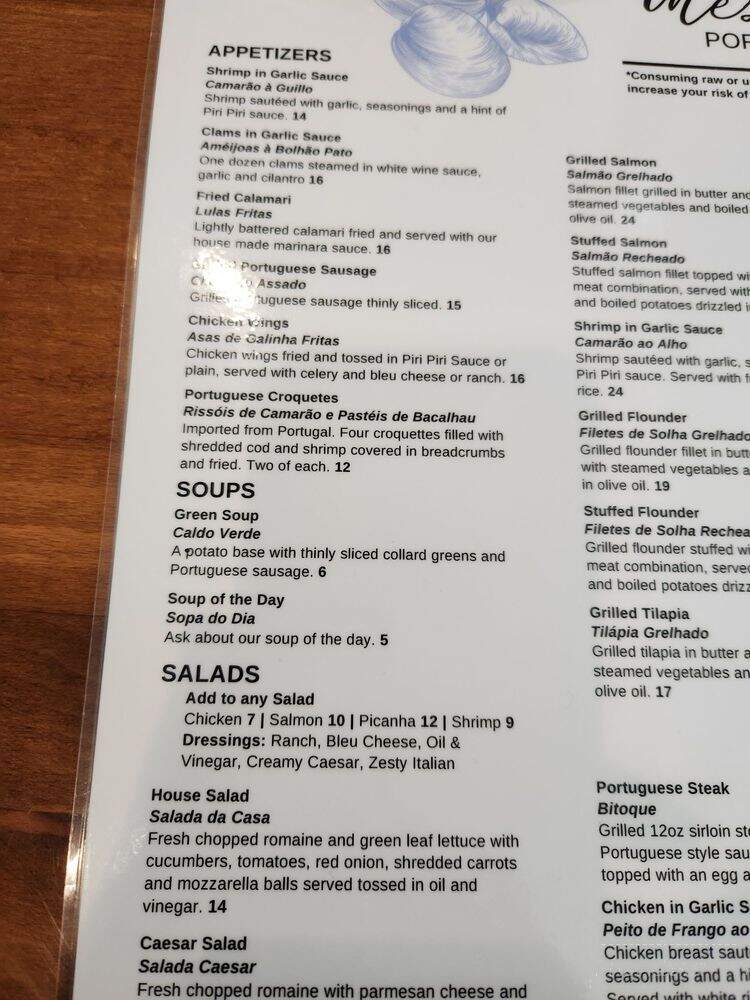 Mesa Moreira - York, PA menu_pic