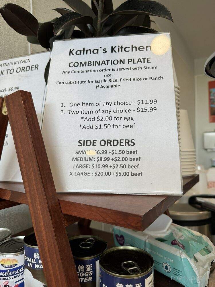 Katnas Kitchen - Fairfield, CA menu_pic