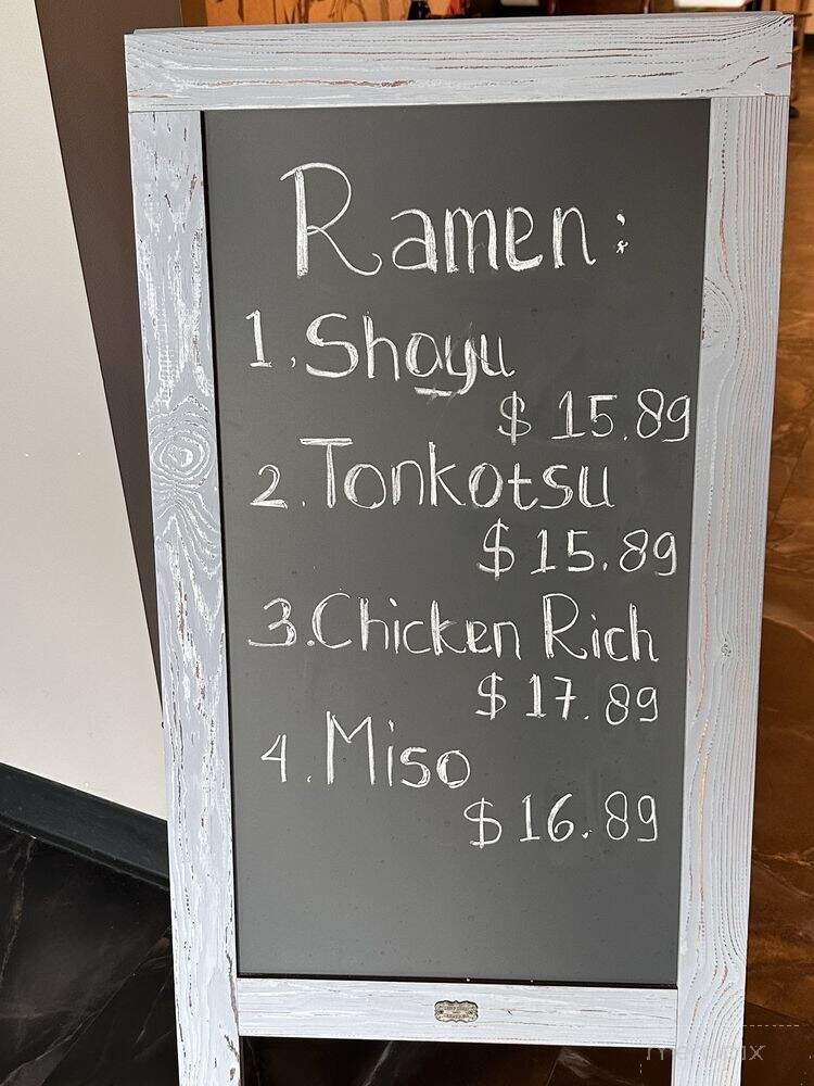 Rakki Sushi Hibachi Kitchen - Noblesville, IN menu_pic