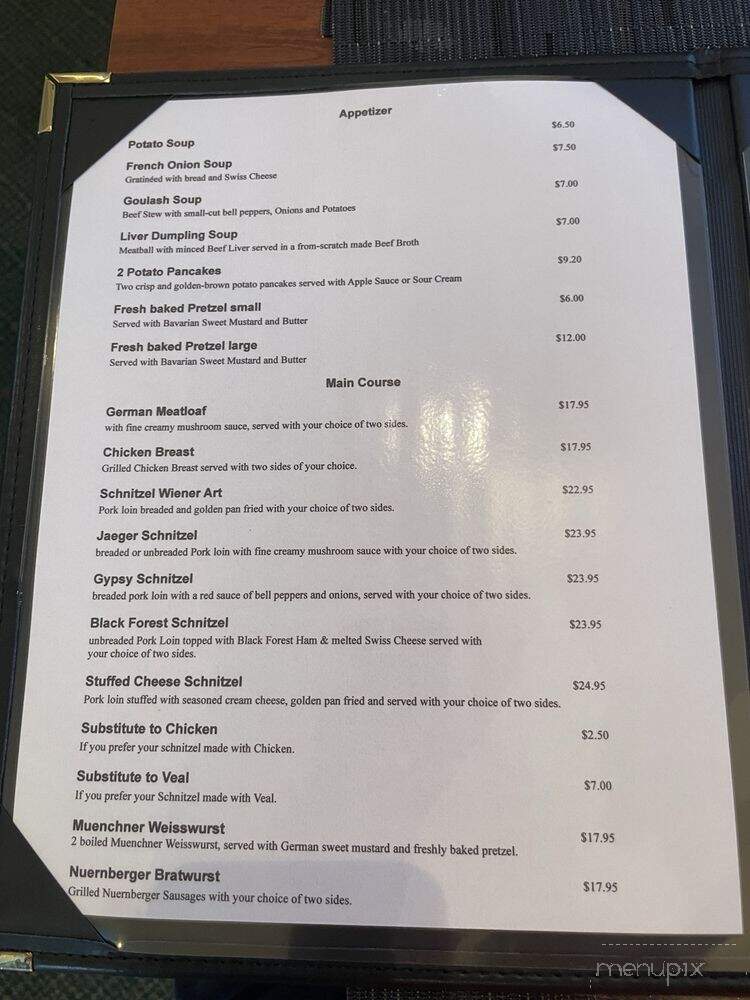 Heidi's German Restaurant - Fort Myers, FL menu_pic