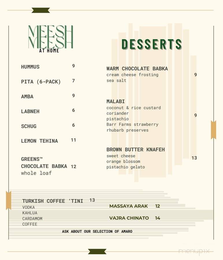 Meesh Meesh - Louisville, KY menu_pic