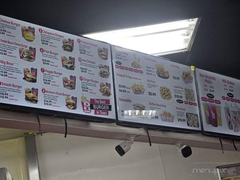 Burger Hub - Sacramento, CA menu_pic