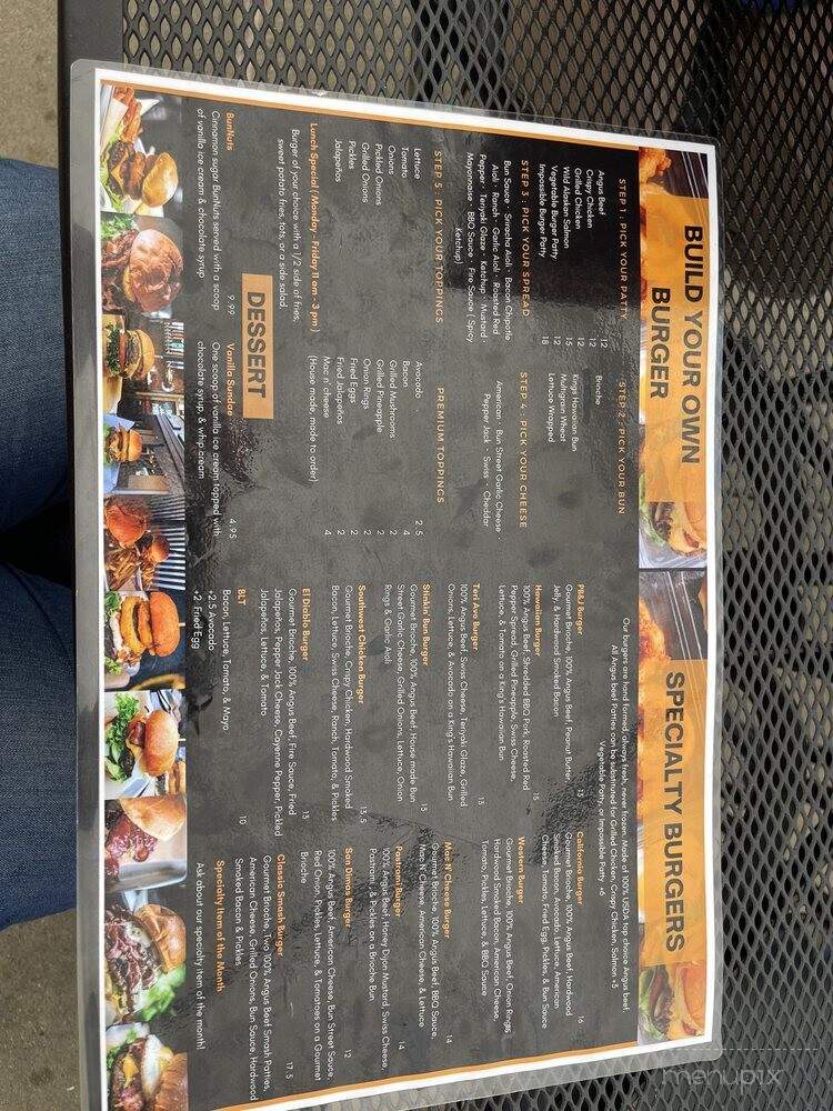Bun Street - San Dimas, CA menu_pic