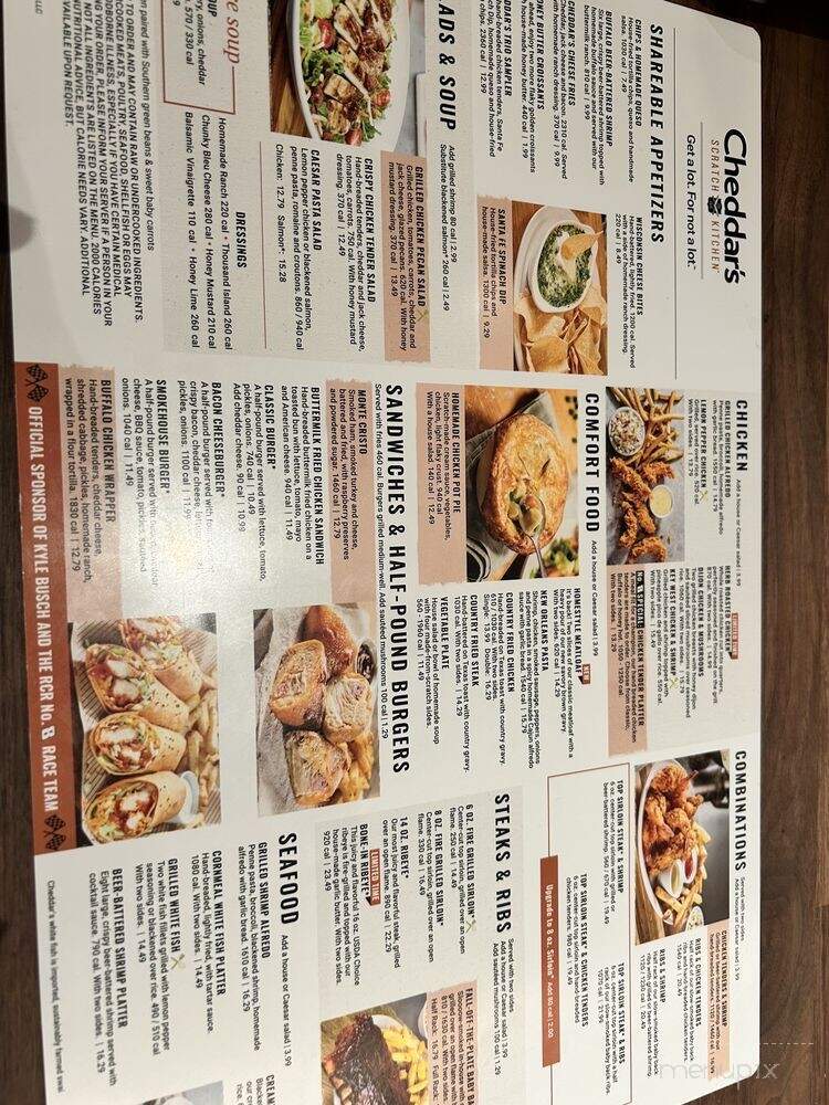 Cheddar's Scratch Kitchen - Naples, FL menu_pic