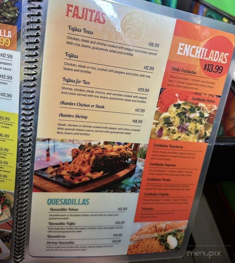 Riviera Maya - Dunnellon, FL menu_pic