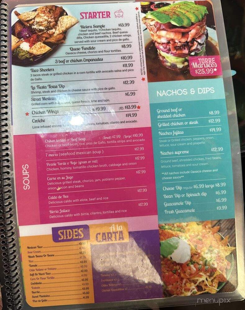 Riviera Maya - Dunnellon, FL menu_pic