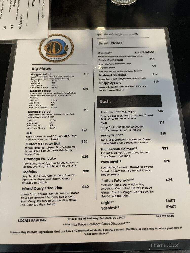 Locals Raw Bar - Beaufort, SC
