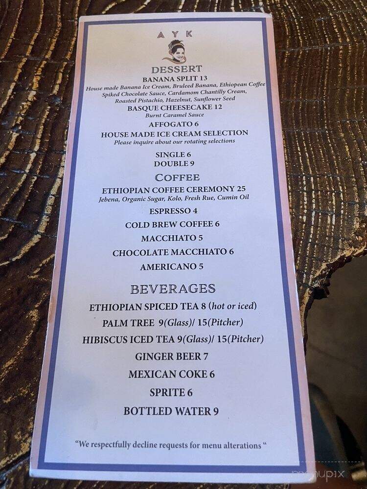 Aunt Yvette's Kitchen - Los Angeles, CA menu_pic