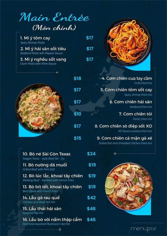 Saigon Texas - Garland, TX menu_pic