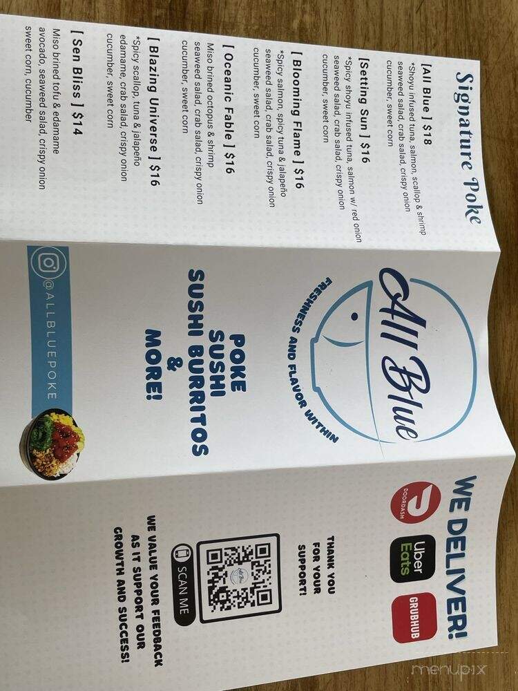 All Blue Poke - Portland, OR menu_pic