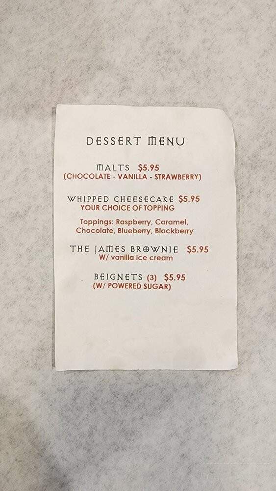 The Rock N Roll Kitchen - Metairie, LA menu_pic