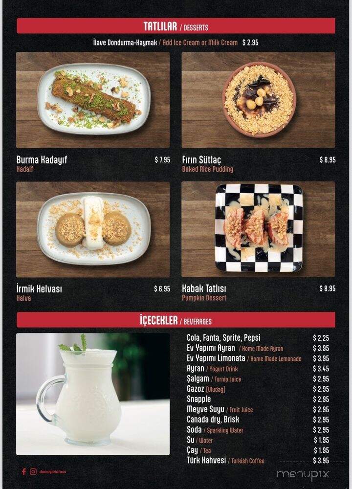 Doner Point - Paterson, NJ menu_pic