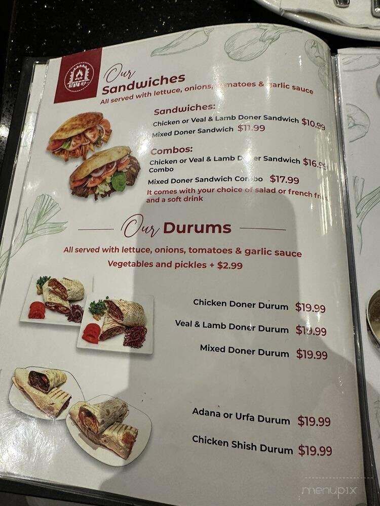 Kebab 49 - Vaughan, ON menu_pic