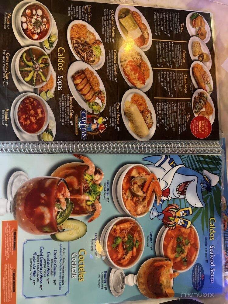 El Capitan Seafood & Mexican Grill - Houston, TX menu_pic