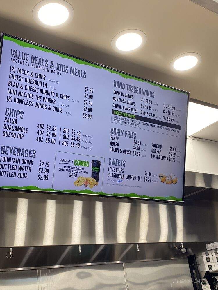 Bubbakoo's Burritos - Cincinnati, OH menu_pic