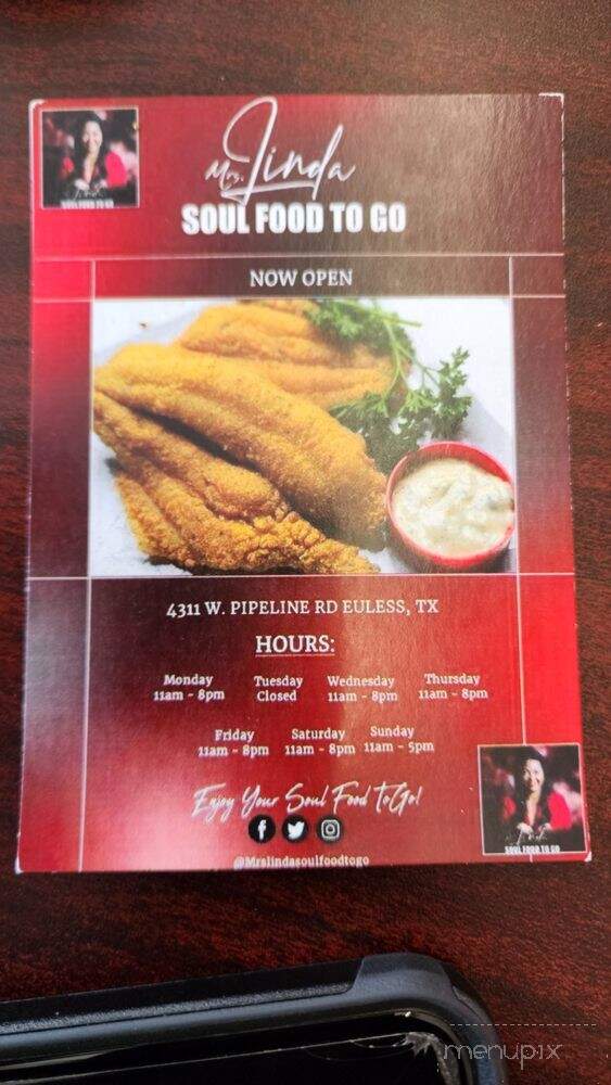 Mrs. Linda Soul Food To Go - Euless, TX