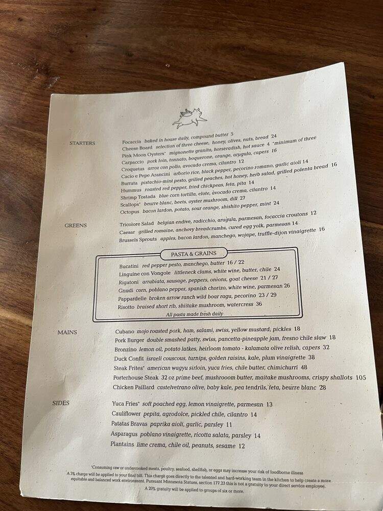 Our Paladar - Rochester, MN menu_pic