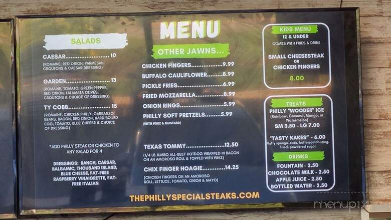 The Philly Special - Mundelein, IL menu_pic
