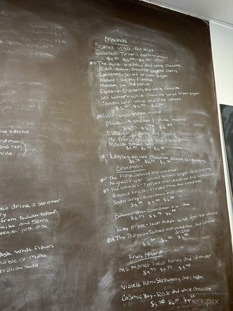Hot Off the Press Comics and Coffee - Austin, MN menu_pic