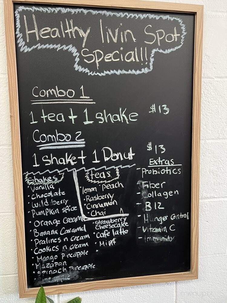 Healthy LIVIN Spot - San Fernando Valley, CA menu_pic