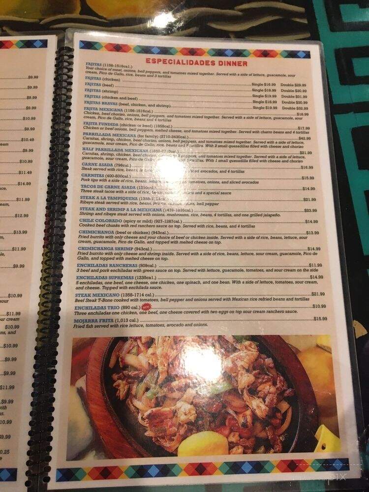 El Rancho Mexican Grill - Ponchatoula, LA menu_pic