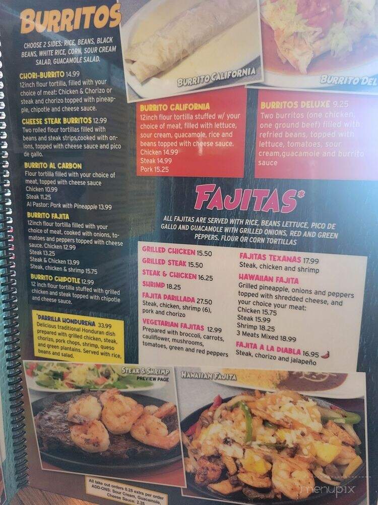 Tottos Mexican Restaurant - Lancaster, SC menu_pic