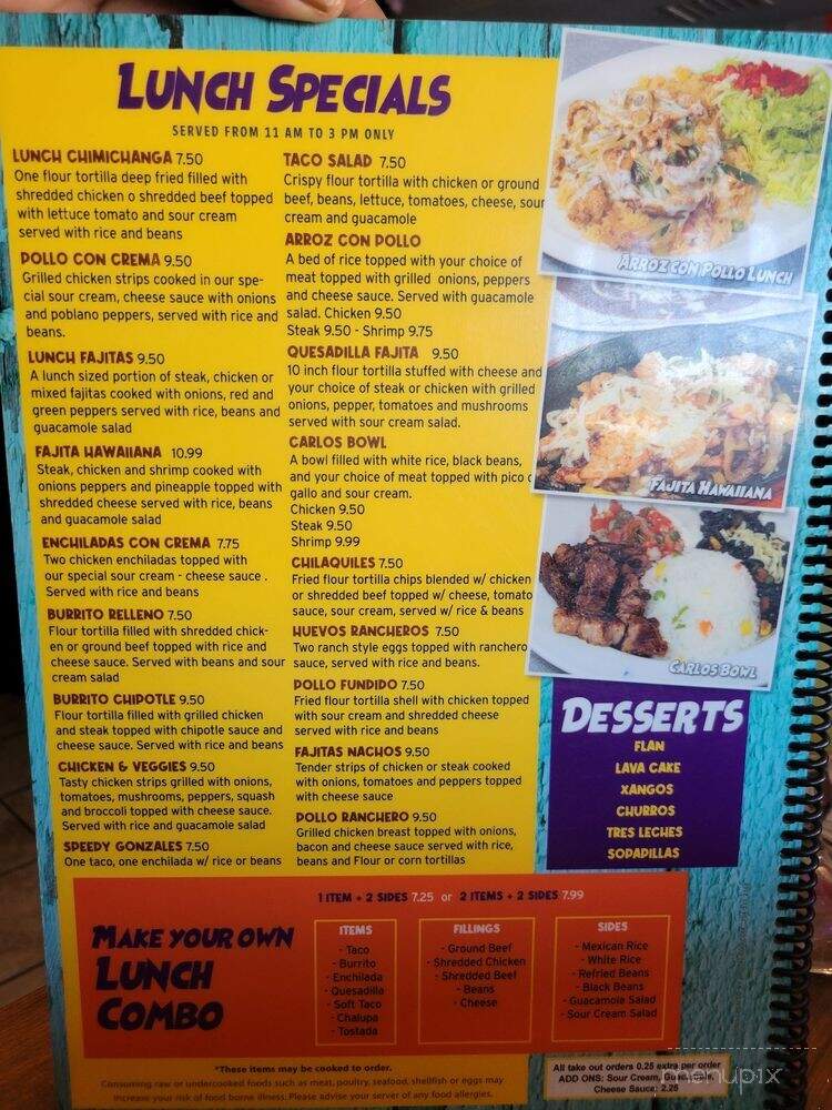 Tottos Mexican Restaurant - Lancaster, SC menu_pic