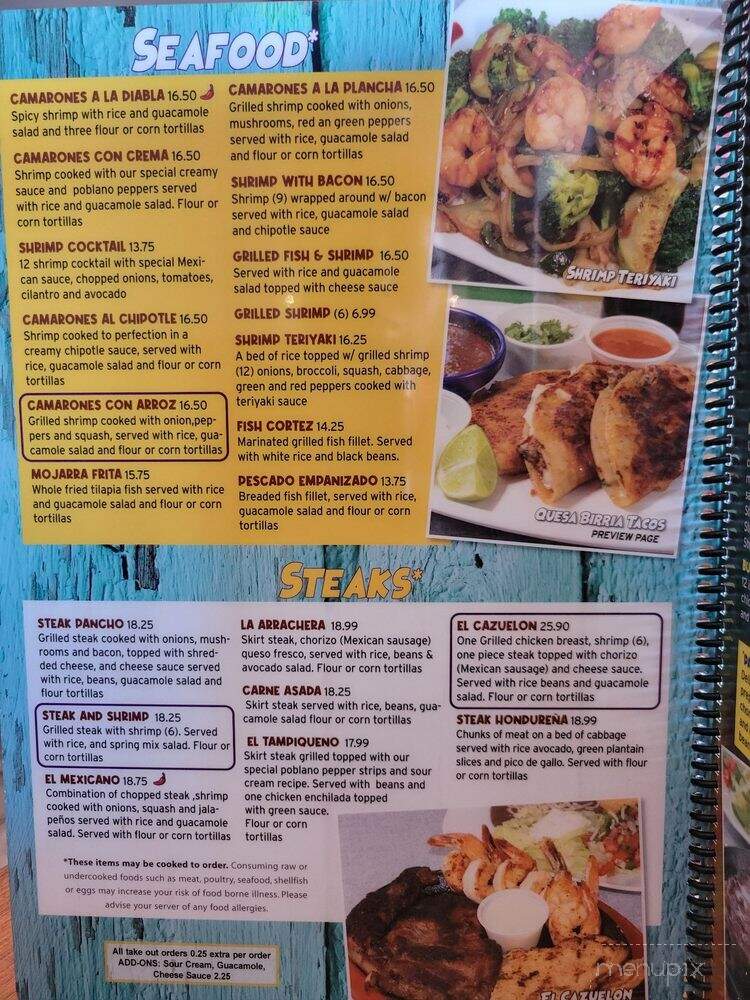 Tottos Mexican Restaurant - Lancaster, SC menu_pic